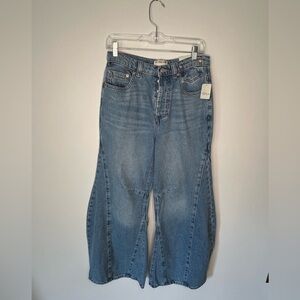 We The Free Blue Flare & Wide Leg Jeans